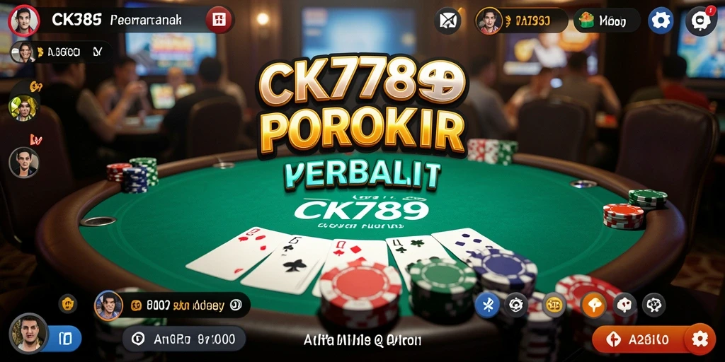 Tampilan gameplay poker CK789 yang penuh aksi dan menarik.