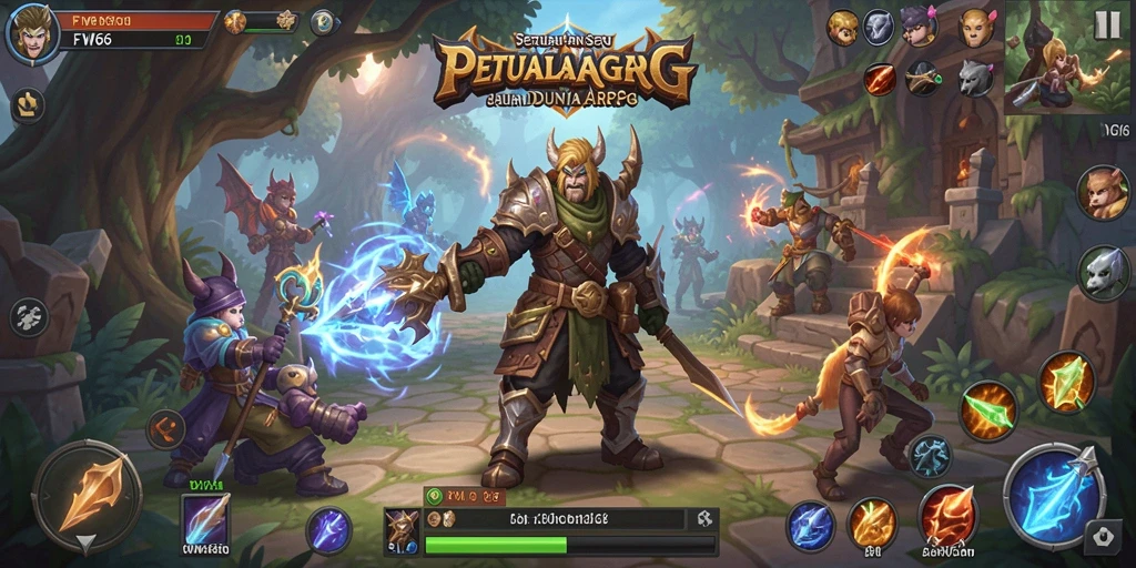 Gameplay seru FW66 dalam dunia ARPG yang menantang.