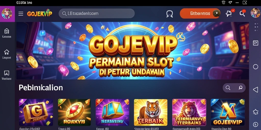 Screenshot menampilkan gameplay menarik dari Slot GOJEKVIP.