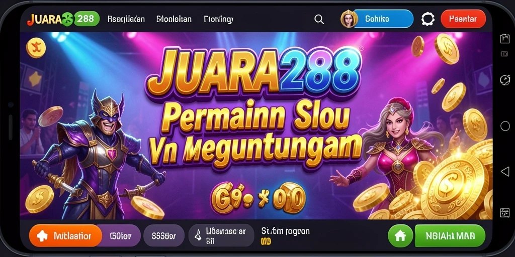 Tampilan gameplay Slot JUARA288 yang menarik dan penuh keseruan.