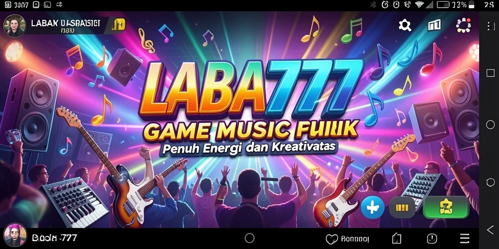 Gameplay seru LABA777 dengan berbagai pilihan musik.