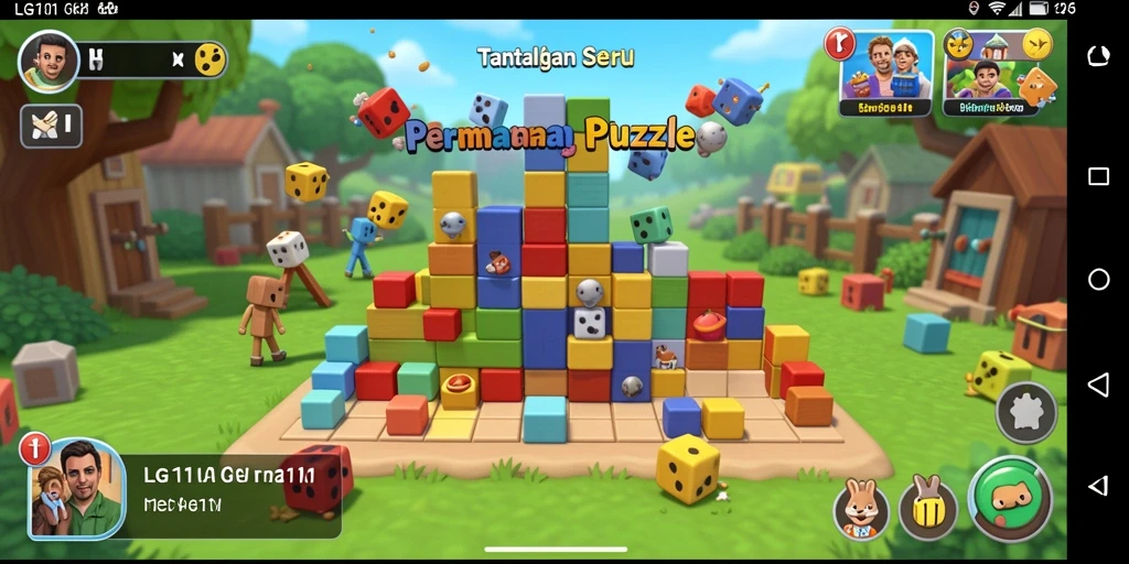 Screenshot gameplay LG111 menunjukkan keseruan memecahkan teka-teki.