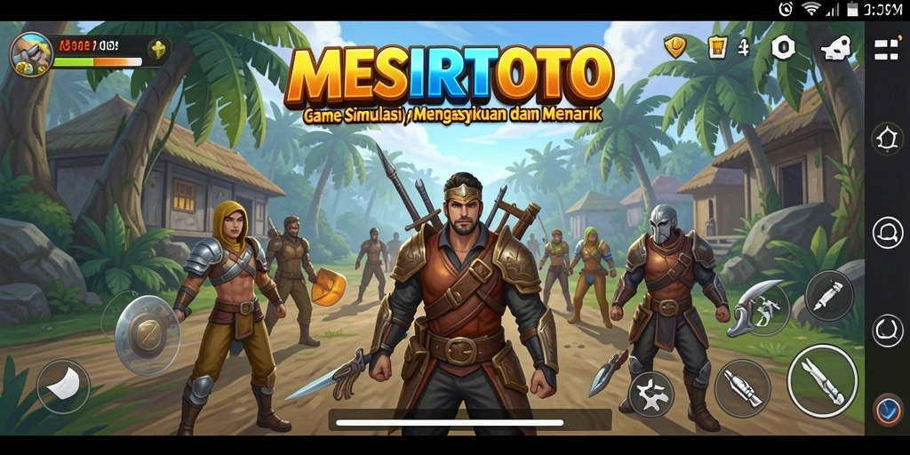 Tangkapan layar utama MESIRTOTO menampilkan gameplay yang seru dan interaktif.