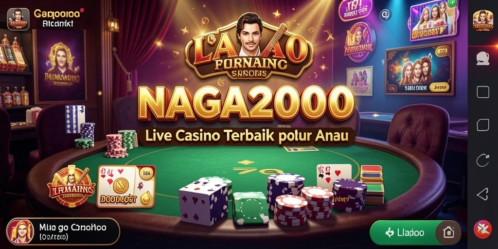 Tampilan gameplay NAGA2000 yang seru dan interaktif di Live Casino.