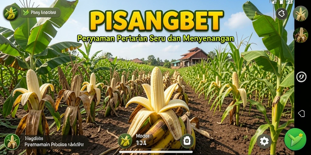 Tampilan gameplay menarik dalam PISANGBET yang menggambarkan suasana pertanian.