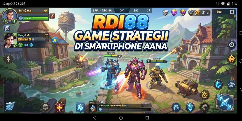 Screenshot gameplay RDI88 menunjukkan strategi dan pertempuran mendebarkan.