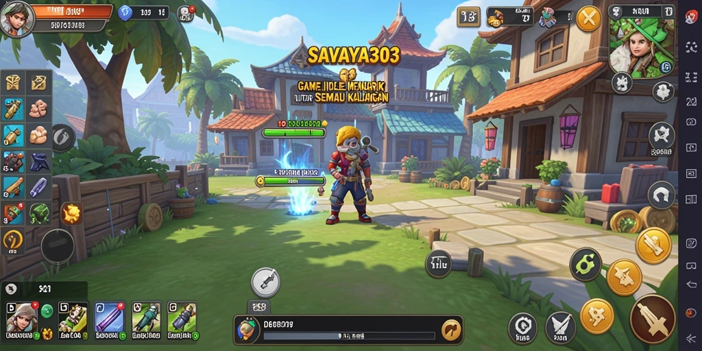 Tampilan gameplay menarik dari SAVAYA303 yang mencerminkan pengalaman Idle.
