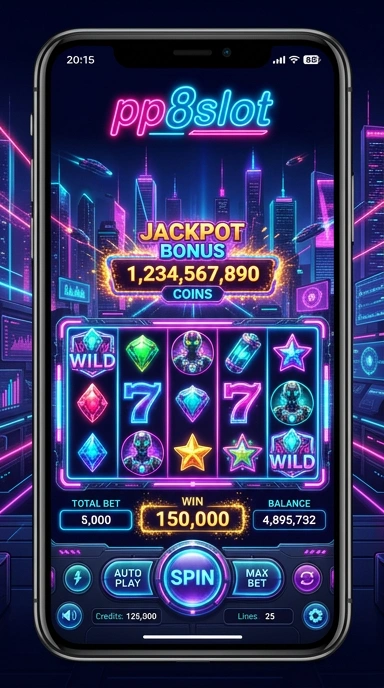 Tampilan antarmuka pp8slot yang sederhana dan intuitif.